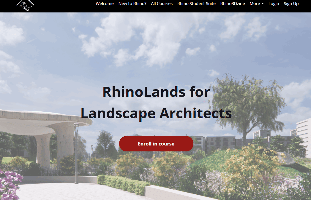 Neuer RhinoLands-Kurs auf Rhino3D.Education veröffentlicht!