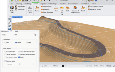 Upcoming Webinar – Modeling Topography & Grading with RhinoLands (2D/3D)