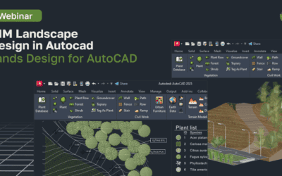 Diseño paisajístico en AutoCAD con Lands Design