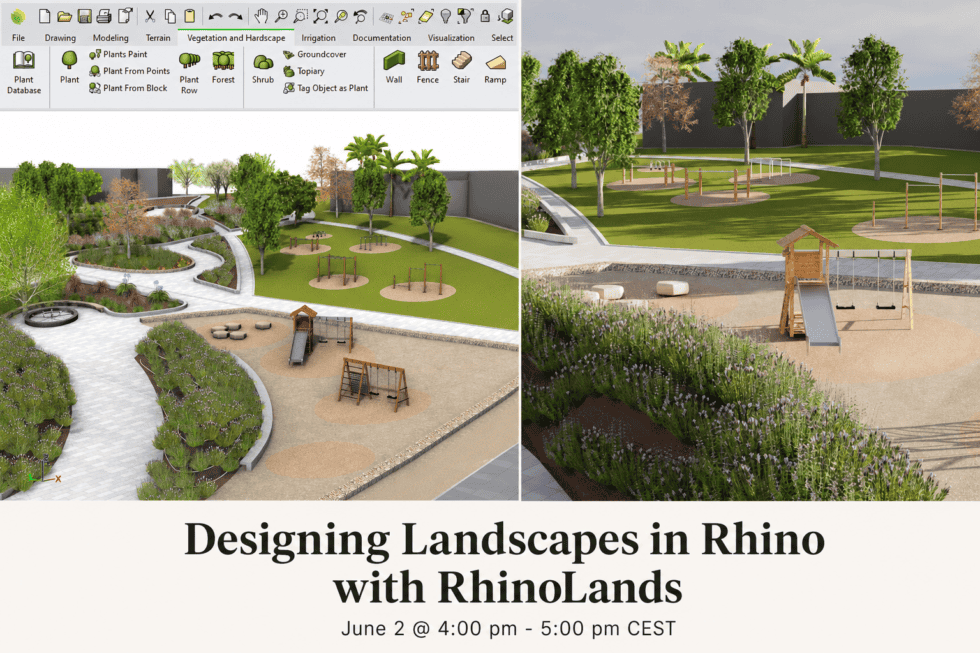 Designing Landscapes in Rhino with RhinoLands - RhinoLands