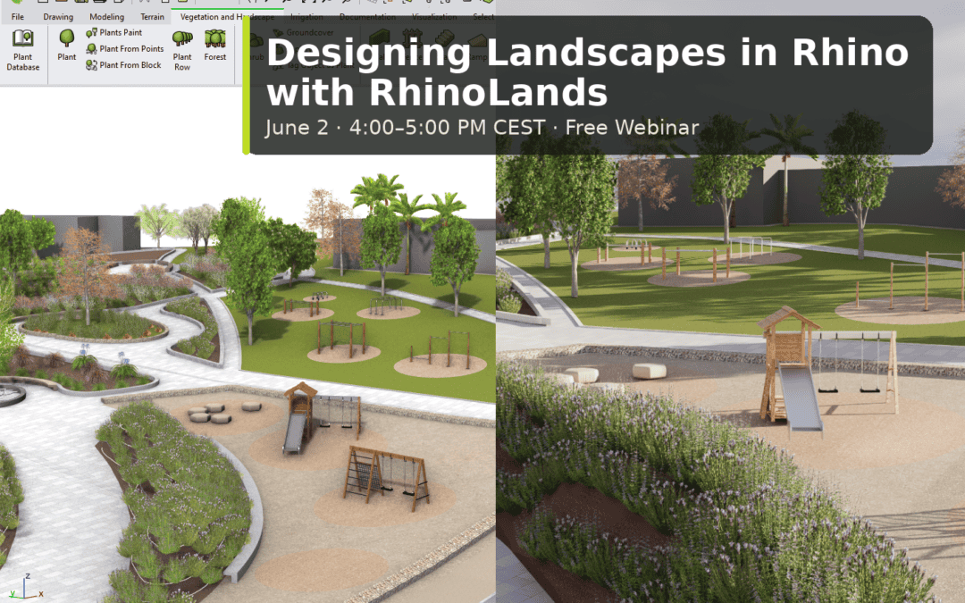 Designing Landscapes in Rhino with RhinoLands