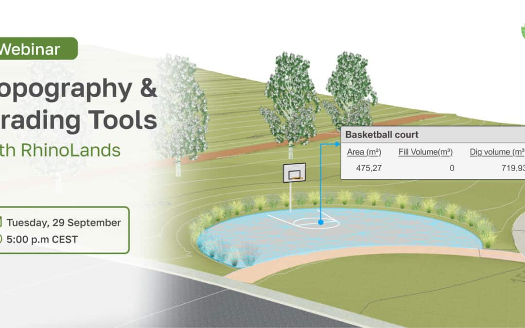 RhinoLands Webinar: Topography and Grading Tools